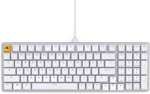 Glorious GMMK2 96% Keyboard Pre-Built -Arabic White GLO-GMMK2-96-FOX-W-A - Desert Games