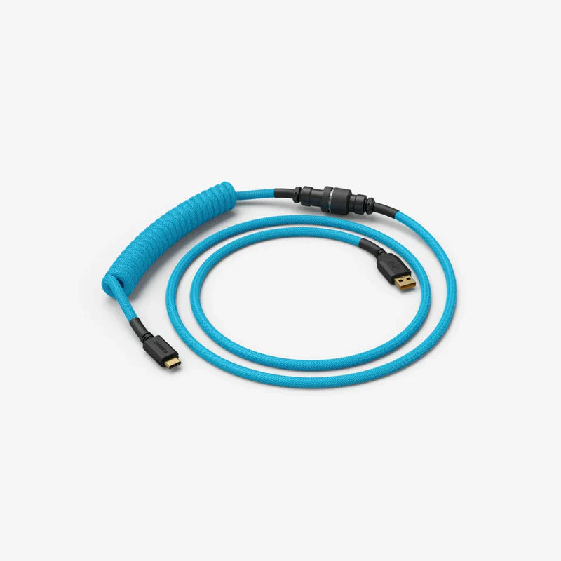 Glorious Gaming Premium Coiled Keyboard Cable - Cobalt Blue GLO-KB-ACC-CBL-COIL-CBLU - Desert Games