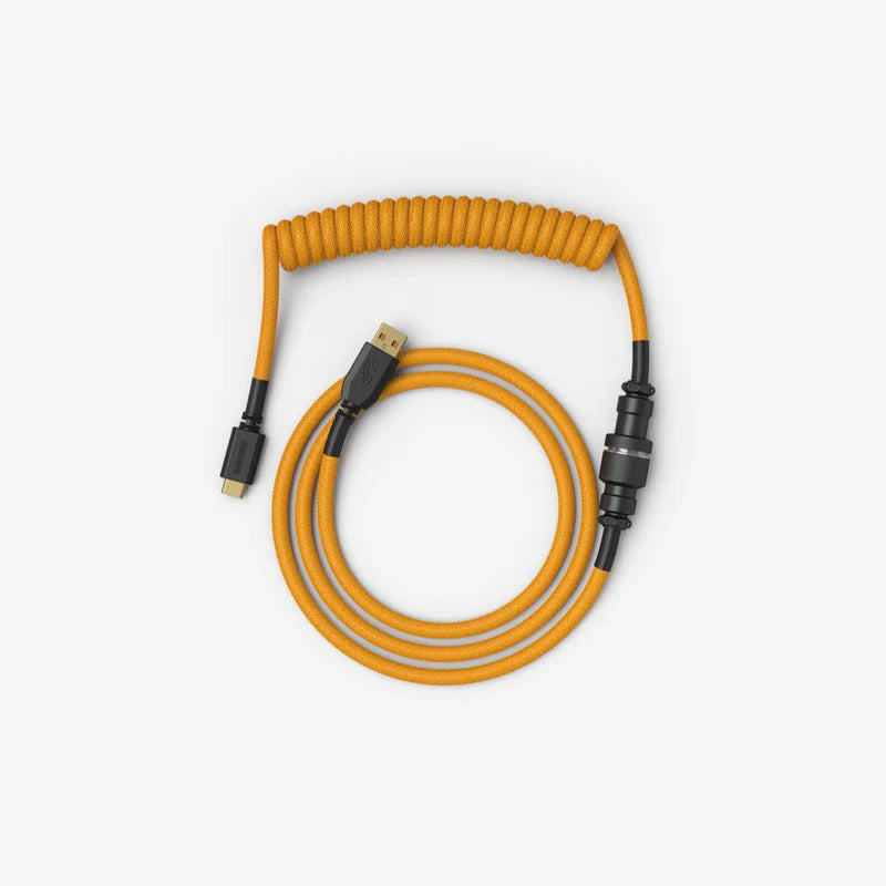 Glorious Gaming Premium Coiled Keyboard Cable - Glorange GLO-KB-ACC-CBL-COIL-GGLD - Desert Games