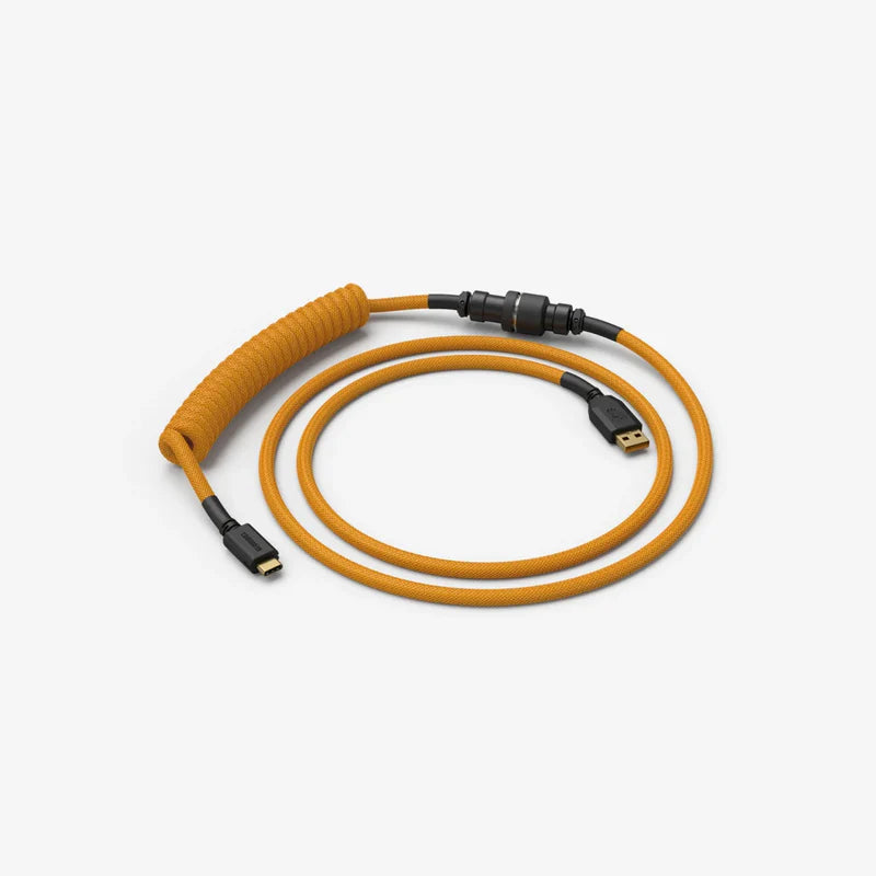 Glorious Gaming Premium Coiled Keyboard Cable - Glorange GLO-KB-ACC-CBL-COIL-GGLD - Desert Games