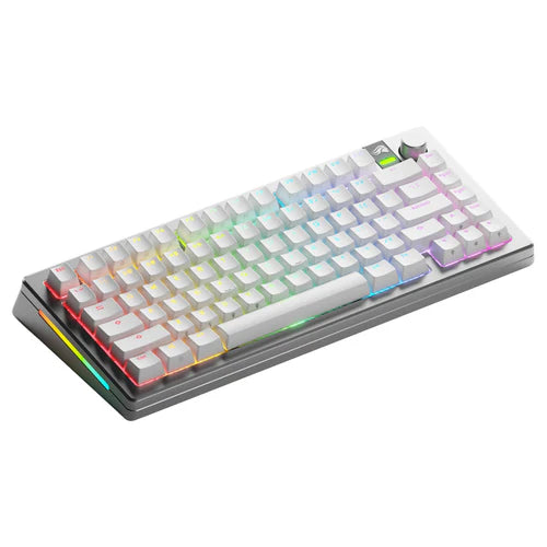Glorious GMMK 3 Pro 75% Prebuilt Wireless Gaming Keyboard - Silver GMMK3-PRO-75-PB-FOX-WL-SIL-US - Desert Games