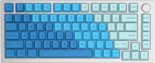 Glorious GPBT Dye Sublimated Keycaps - Caribbean Ocean GLO-KC-GPBT-CO - Desert Games