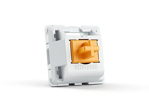 Glorious Panda Switch (Non Lubed Switches) - 36x Plate Mounted 3 pin Switches for Keyboard - Desert Games