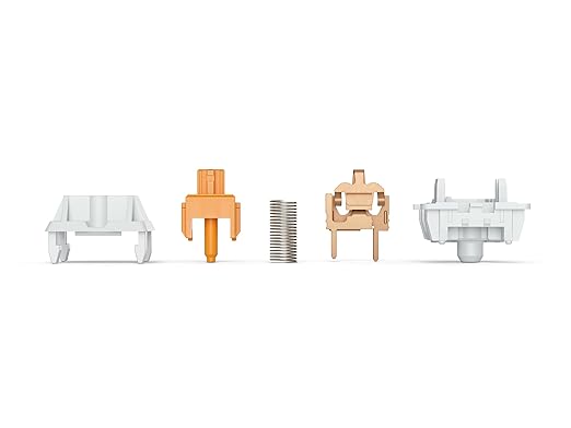 Glorious Panda Switch (Non Lubed Switches) - 36x Plate Mounted 3 pin Switches for Keyboard - Desert Games