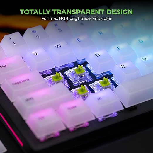 Glorious Raptor Clicky Switches for Mechanical Keyboards Pre-Lubed 36 PCS - Desert Games