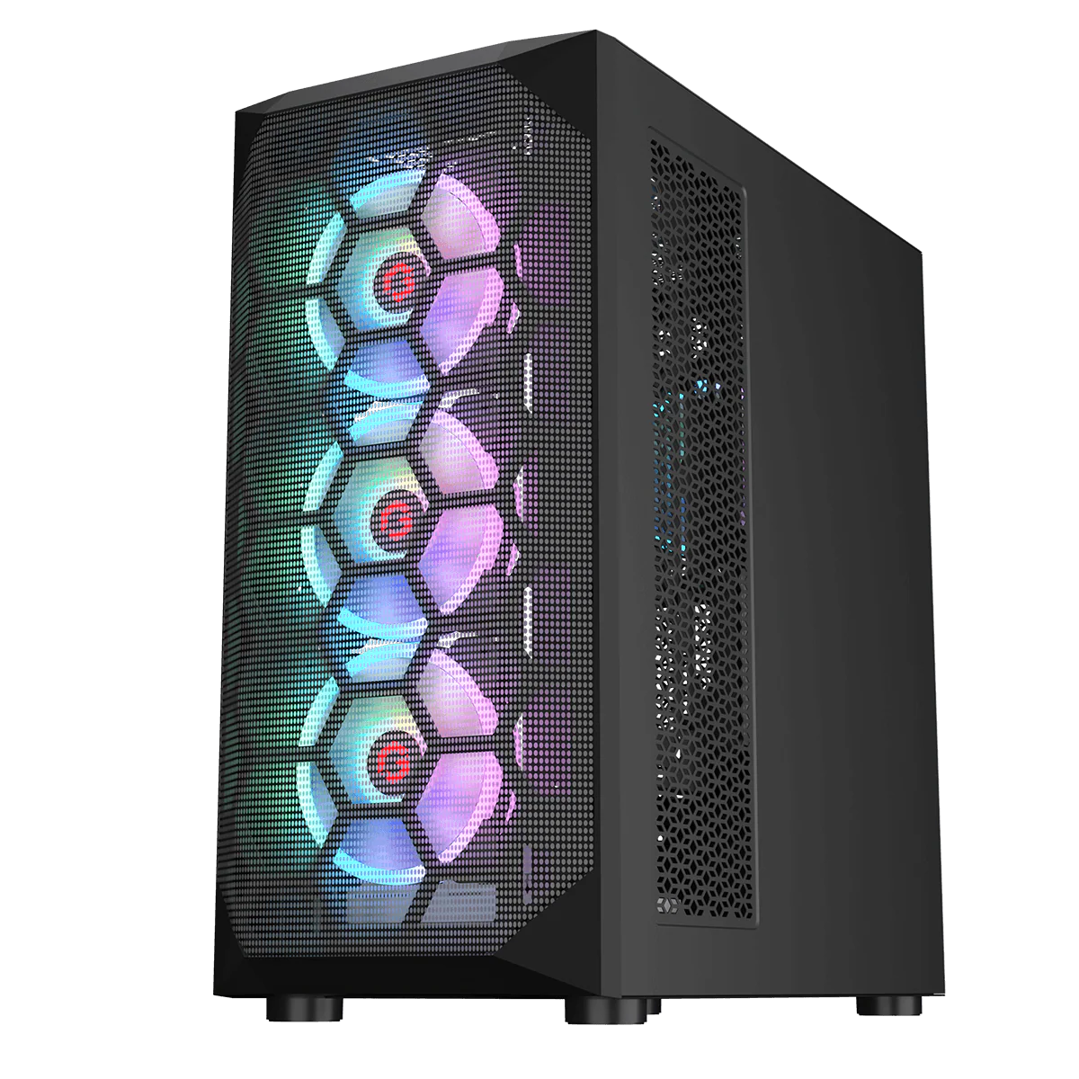 GAMEON Emperor Midnight I Series Mid Tower Gaming Case - Black - Desert Games