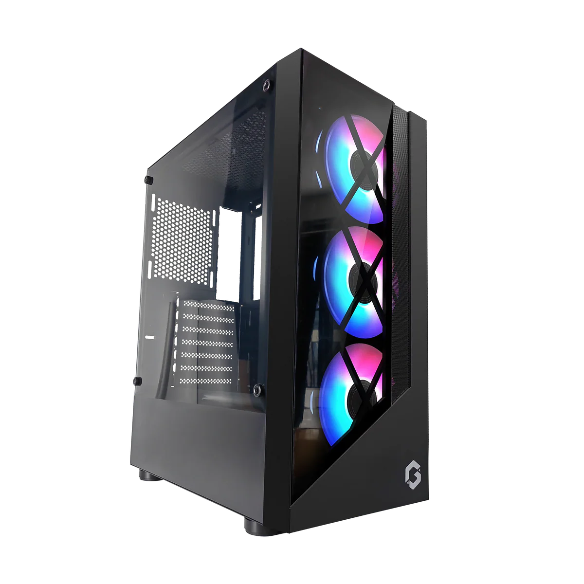 GAMEON TRIDENT II G-Series Mid Tower Gaming Case - Desert Games