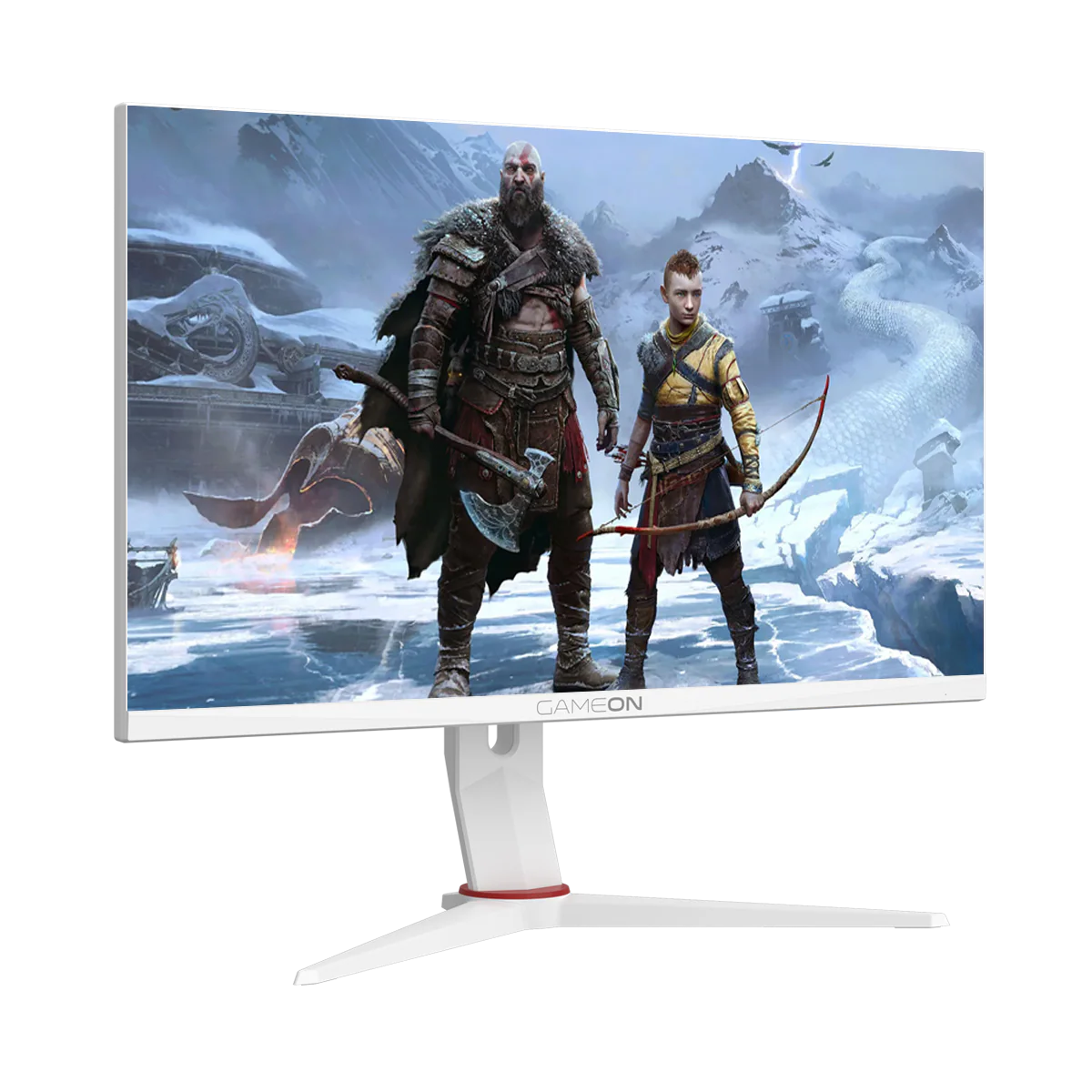 GAMEON GOA24FHD180IPS Artic Pro Series 24" FHD, 180Hz, MPRT 0.5ms, Fast IPS Gaming Monitor (Supports PS5) - White - Desert Games