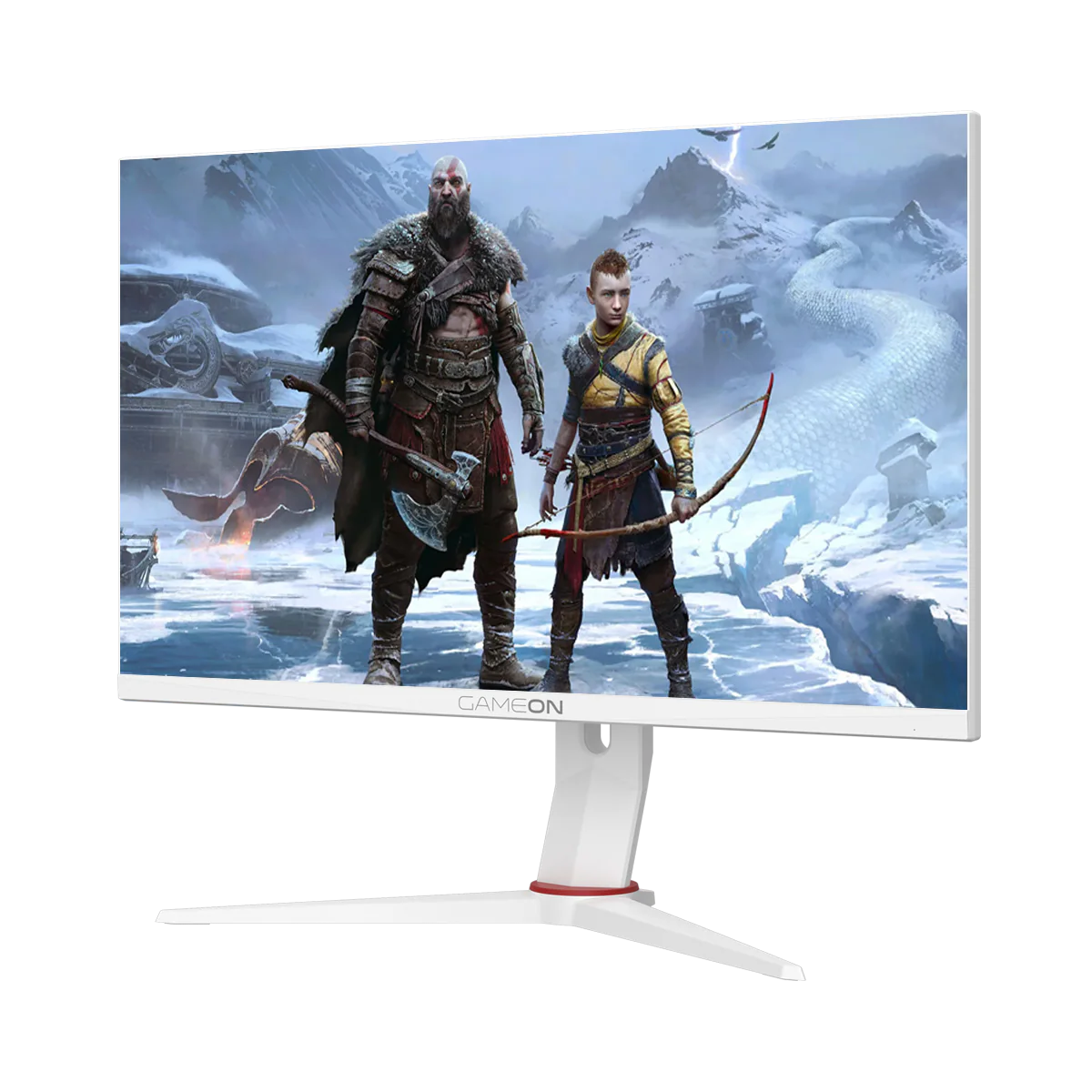 GAMEON GOA27FHD180IPS Artic Pro Series 27" FHD, 180Hz, MPRT 0.5ms, Fast IPS Gaming Monitor (Supports PS5) - White - Desert Games
