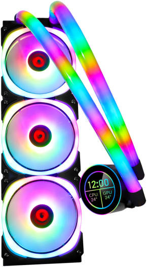 GameOn Kraken N360 360mm Liquid CPU Cooler - Black - Desert Games