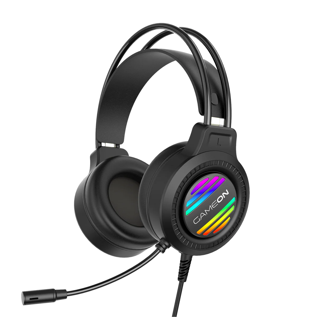 GAMEON GOT100 Ravenstrike RGB Gaming Headset - Black - Desert Games