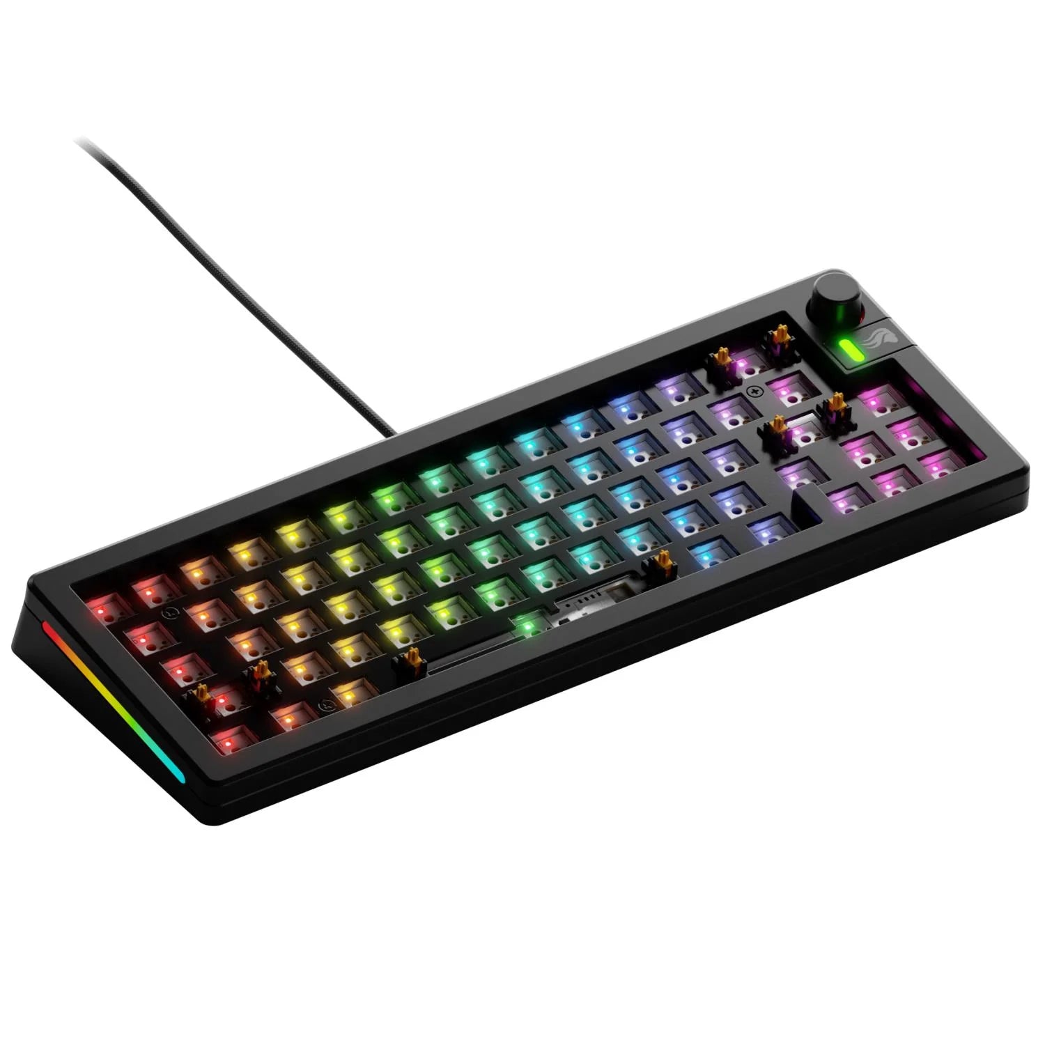 Glorious GMMK 3 65% Barebones Wired Gaming Keyboard - Black GMMK3-65-BB-W-BLK-US - Desert Games