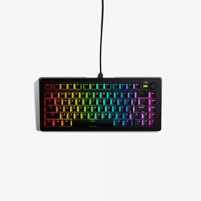 Glorious GMMK 3 75% Prebuilt Wired US Keyboard - Black | GMMK3-75-FOX-W-B-US - Desert Games