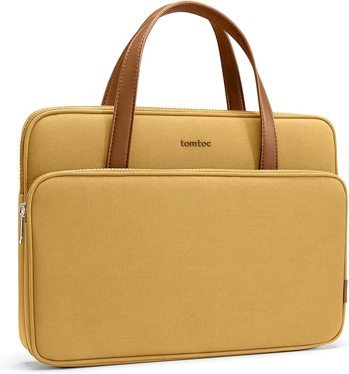 Tomtoc TheHer-H21 Laptop Handbag for Women 13.5 inches - Yellow - Desert Games