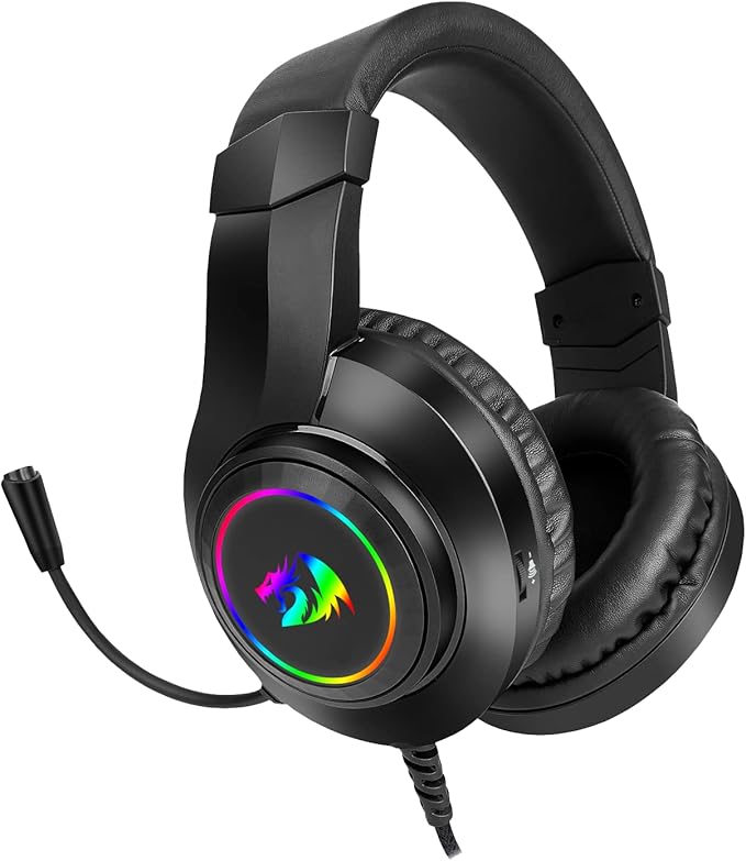Redragon HYLAS H260 RGB Wired Gaming Headset - Black - Desert Games