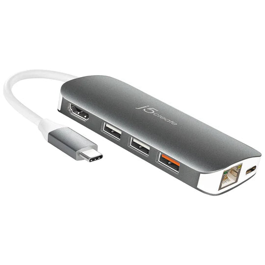 J5 Create USB-C™ Multi Adapter (9 Functions in 1) - Desert Games