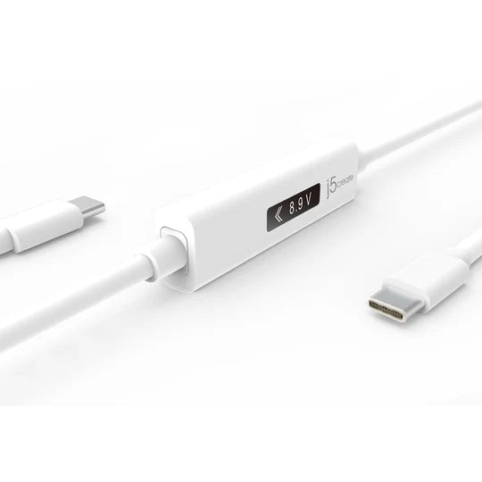 J5 Create USB-C™ Dynamic Power Meter Charging Cable - USB-C® to USB-C - Desert Games