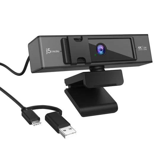 J5 Create USB™ 4K ULTRA HD Webcam with 5x Digital Zoom Remote Control - Desert Games