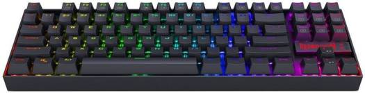 Redragon K552-RGB-2 Wired TKL 75% Mechanical Gaming Keyboard, Outemu Blue Switches, Metal + ABS Construction, Black K552RGB-2 - Desert Games