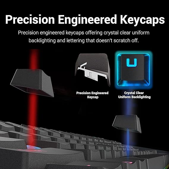 Redragon K552-RGB-BA Gaming Keyboard and Mouse Combo - Desert Games