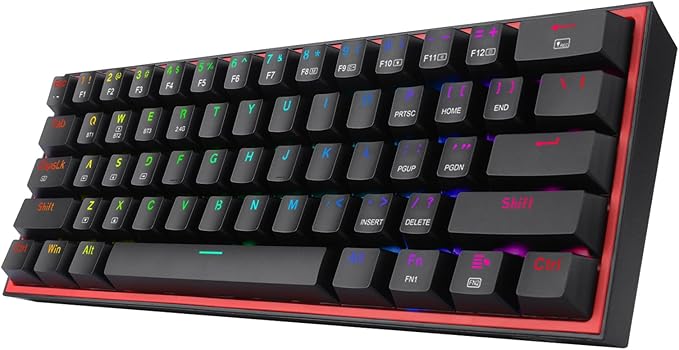 Redragon Fizz Pro K616-RGB Bluetooth, 2.4G,Wired RGB Mechanical Gaming Keyboard - Black - Desert Games