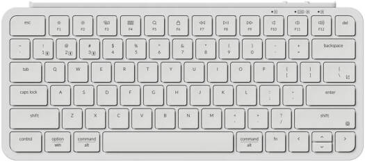 Keychron B1 Pro Ultra-Slim Keyboard, Wireless Bluetooth 5.2, 2.4 GHz, 1000 Hz Polling Rate, English Layout, Ivory White  B1P-K8 - Desert Games