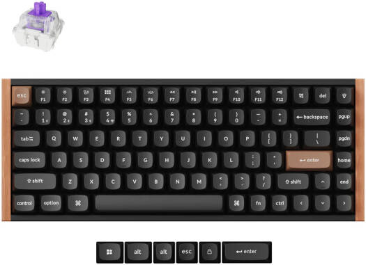Keychron K2 HE Wireless Magnetic Switch Custom Keyboard, Black K2H-F1-AR - Desert Games