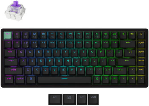 Keychron K2 HE Wireless Magnetic Switch Custom Keyboard, English-Arabic Layout - Black K2H-J1-AR - Desert Games