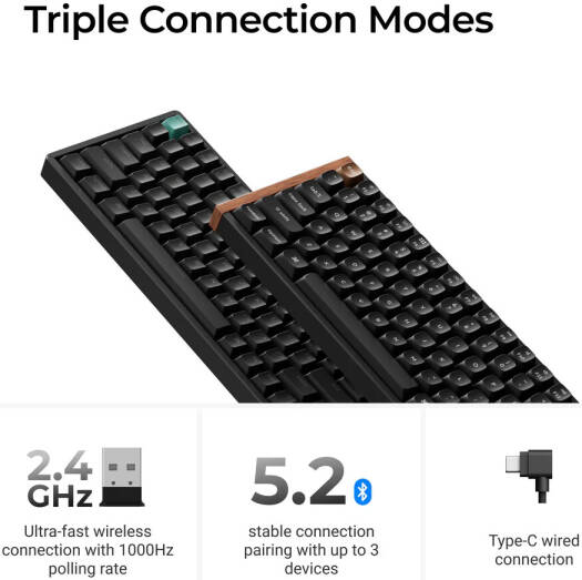 Keychron K2 HE Wireless Magnetic Switch Custom Keyboard, English-Arabic Layout - Black K2H-J1-AR - Desert Games