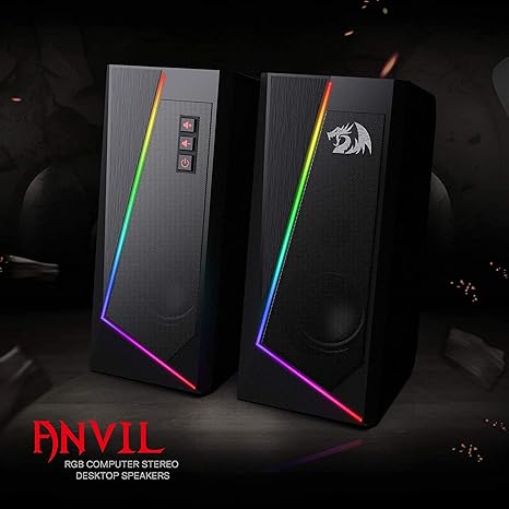 Redragon Anvil GS520 RGB Desktop Speakers - Desert Games