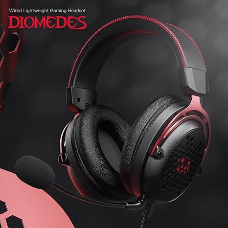 Redragon H386 Diomedes Wired Gaming Headset - Desert Games
