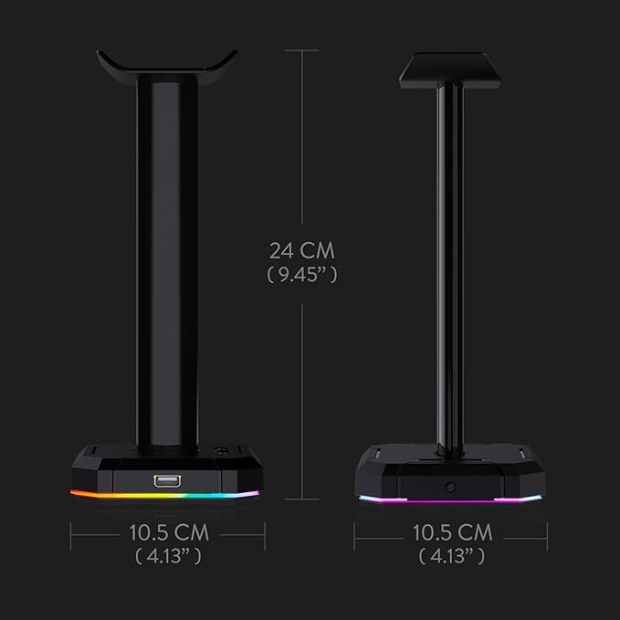 Redragon HA300 Scepter Pro Headset Stand RGB Backlit Gaming Headphone - Desert Games