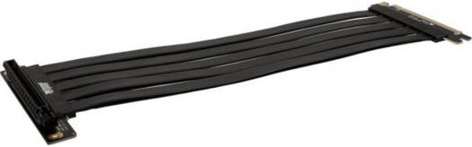 Thermal Grizzly PCIe 4.0 x 16 Riser Cable, 30cm Length, Wired Angled Shape, Black TG-PCIE-40-16-30 - Desert Games