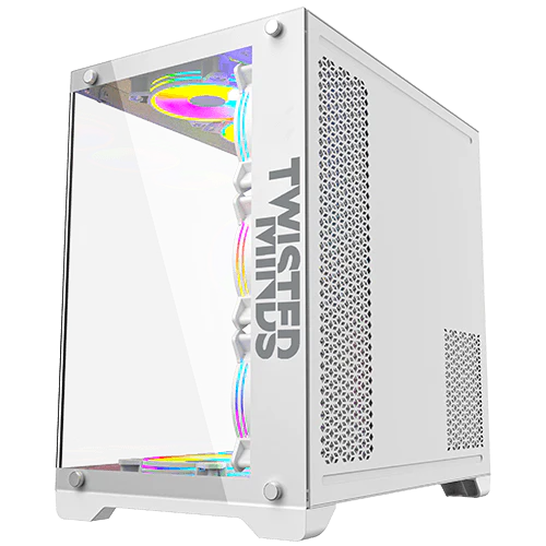 Twisted Minds Bullet-07 Mid Tempered Glass Mid Tower Gaming Case - TM1-W-S - Desert Games