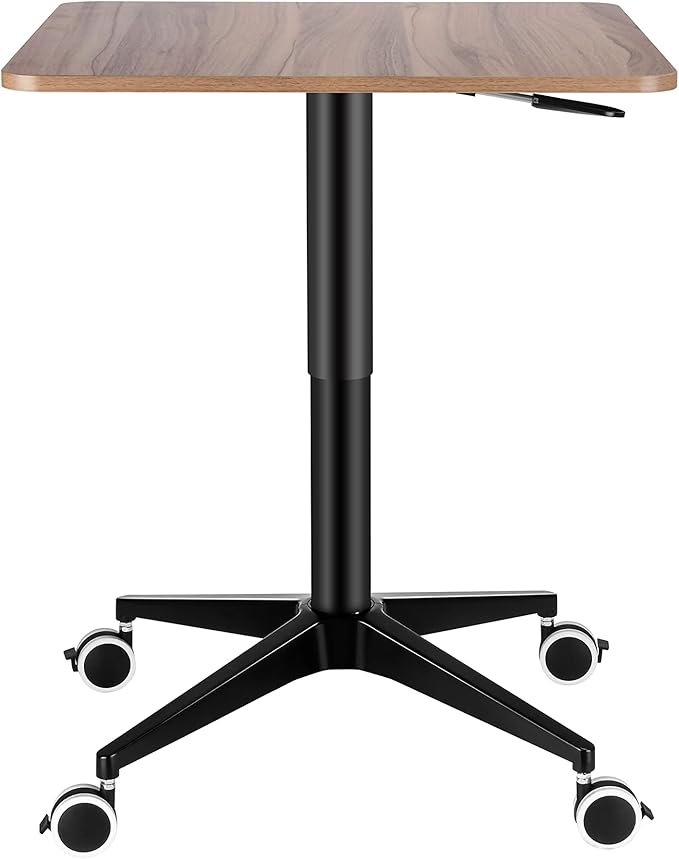 UPERGO UP-10SL Height Adjustable Square Movable Desk, Computer Floor Stand - Desert Games