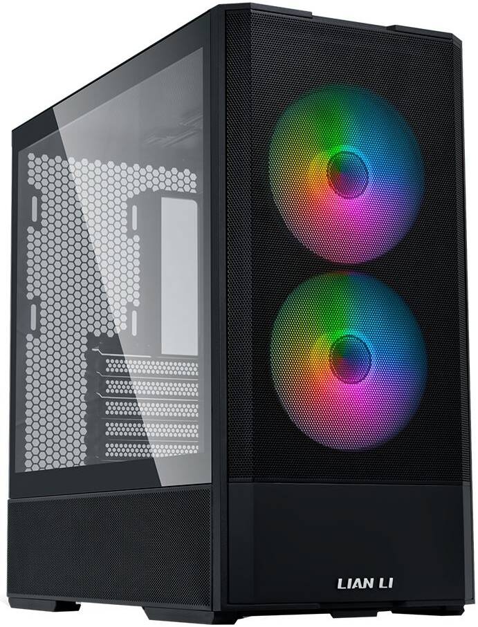 Lian Li Lancool 207 Mid Tower Case, 2x 140mm & 2x 120mm Pre-Installed Fan, Up to 360mm Radiator & 8x Fan Support, Steel & 4mm Tempered Glass Support, Black | G99.LAN207RX.00 - Desert Games