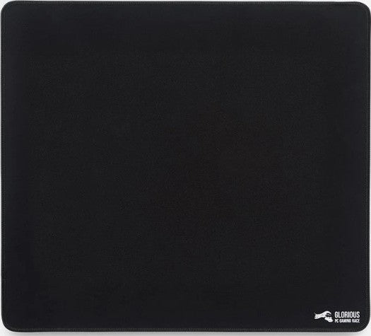 Glorious G-XL Extended Gaming Mouse Pad/Mat, Long Black Cloth, Mousepad, Stitched Edges, 18" x 16" | G-XL - Desert Games