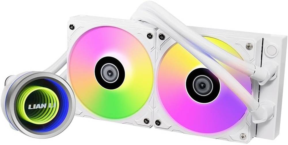 Lian Li Galahad II Trinity Liquid CPU Cooler, White | GA II-Trinity-240-W - Desert Games