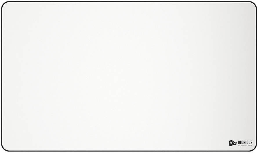 Glorious Extended XL 14 x 24" Gaming Mouse Pad, High Quality Foam Core, Anti-Slip Rubber Base, Machine Washable, Low Friction, Smooth Cloth Surface, White | GW-P - Desert Games