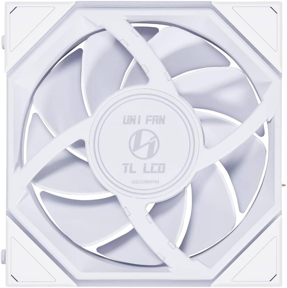 Lian Li Uni Fan TL 120 Case Fan, Triple Pack, W/ Controller, White | G99.12TLLCD3W.00 - Desert Games