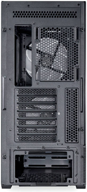 LIAN LI Lancool 206 ATX, RGB Mid-Tower Gaming PC Case, Tempered Glass Side Panel, Mesh Front Panel Mid-Tower Chassis w/ 2 ARGB PWM Fans Pre-Installed, USB Type-C Port, Black | G99.LAN206RX.00 - Desert Games