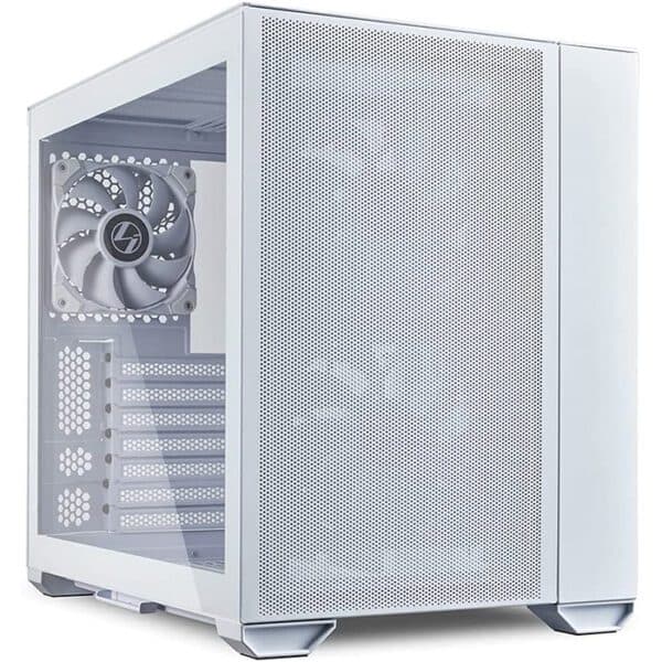 Lian Li O11 DYNAMIC Mini AIR Tempered Glass Gaming Computer Case – White | O11AMW - Desert Games