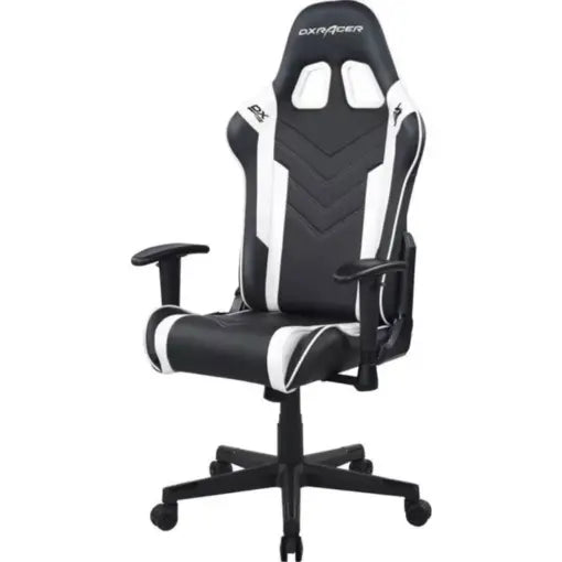 DXRacer Prince P132 Series Gaming Chair – Black/White - Desert Games