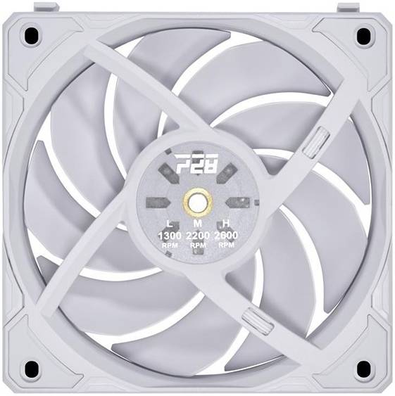 Lian-Li UNI Fan P28 Case Fans, Pack of 3, White | G99.12P283W.00 - Desert Games