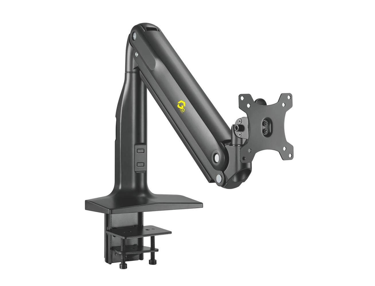 Gadgeton Versatile Single Monitor Arm, Stand And Mount For Gaming And Office Use - Black - Desert Games