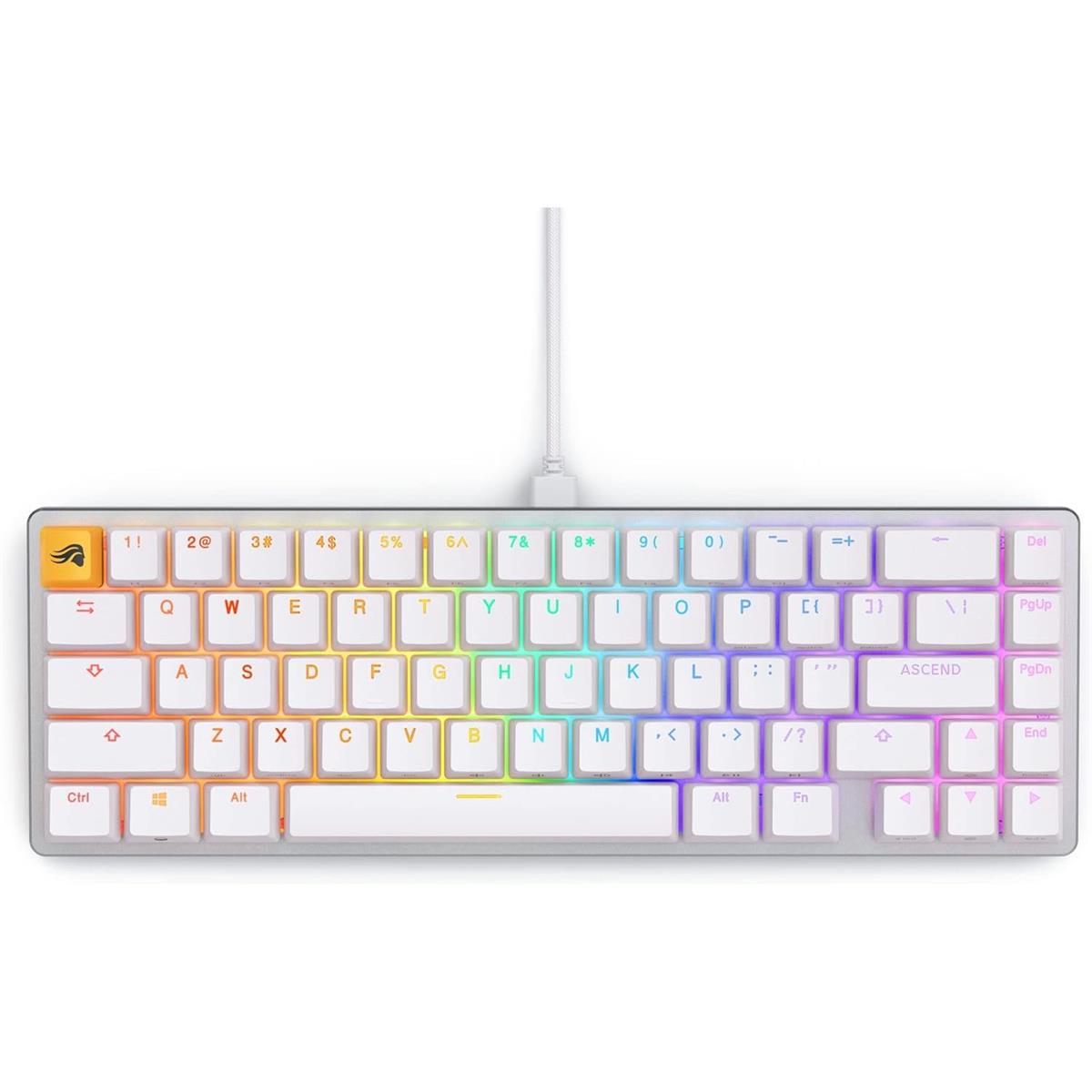 Glorious Gaming GMMK 2 Compact 65% Mechanical Gaming Keyboard - White GLO-GMMK2-65-RGB-W - Desert Games