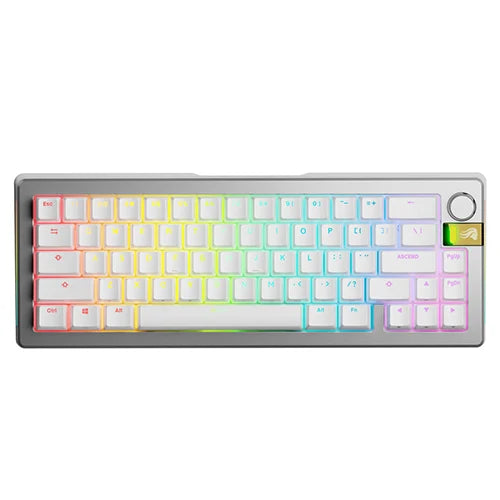Glorious GMMK 3 PRO HE 65% Prebuilt Wireless Gaming Keyboard - Silver GMMK3-PRO-65-HE-WL-S - Desert Games