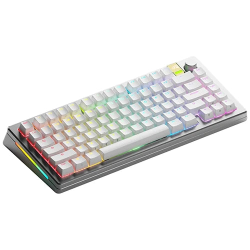 Glorious GMMK 3 PRO HE 75% Prebuilt Wireless Gaming Keyboard - Silver GMMK3-PRO-75-HE-WL-S - Desert Games