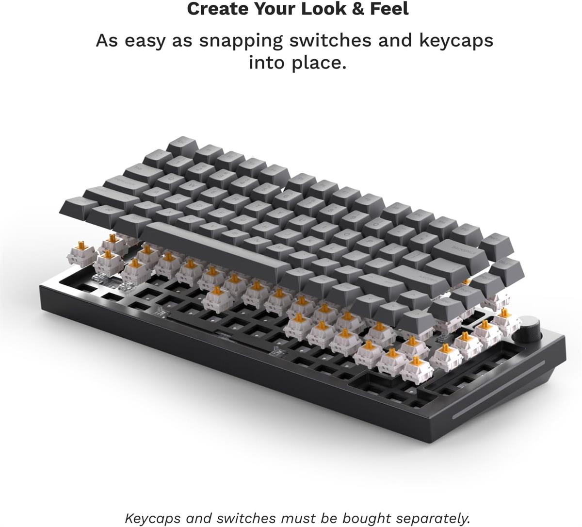 Glorious GMMK Pro 75% Barebone - Black GLO-GMMK-P75-RGB-B - Desert Games