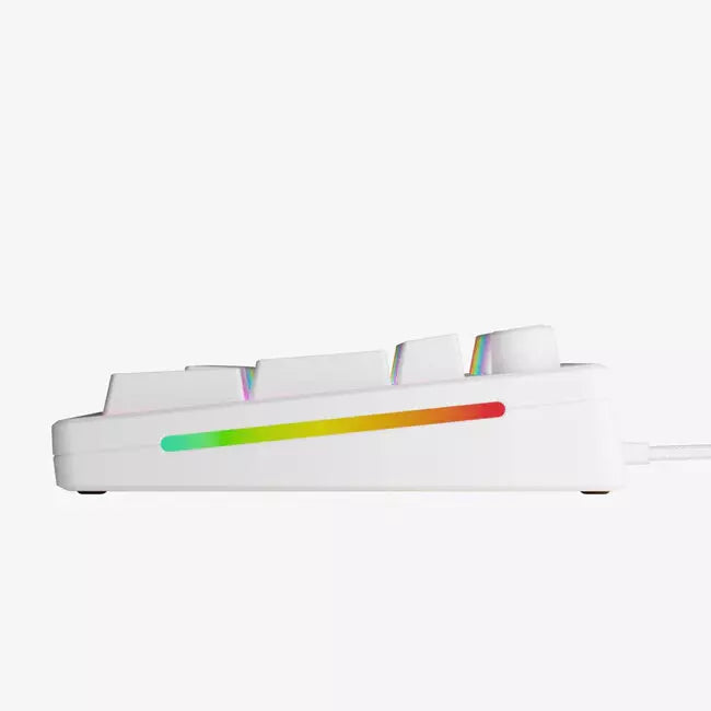 Glorious GMMK 3 100% Prebuilt Wired US Keyboard - White | GMMK3-100-FOX-W-W - Desert Games